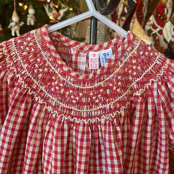 Orient Expressed Inc Smocked Toddler Girls Dress size 3 - Picture 6 of 16